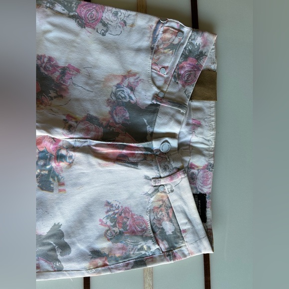 NWOT Insight 51 Flower Print Jeans - Picture 5 of 6